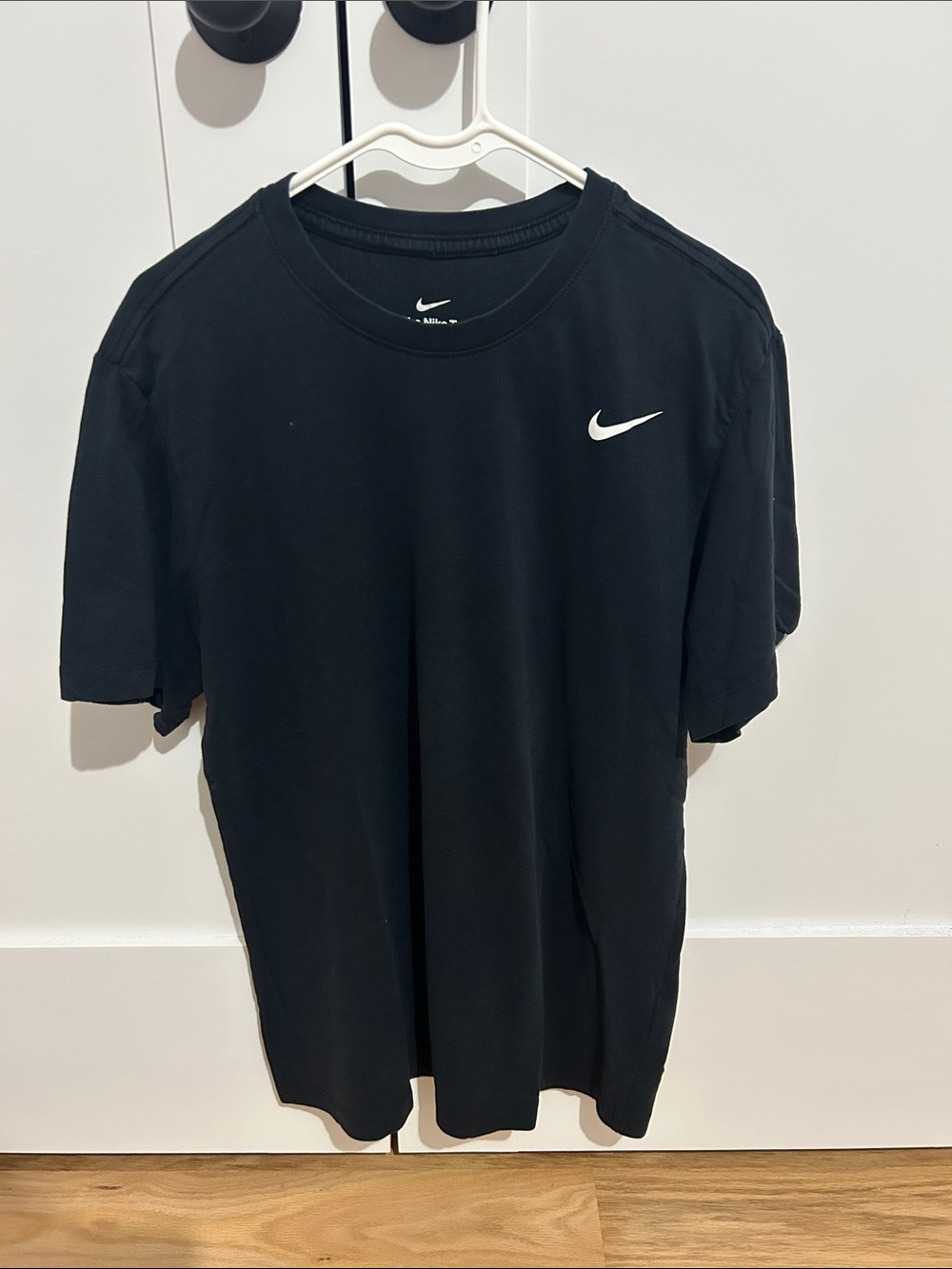 Nike Dri-Fit Black Short Sleeve Logo Tee
